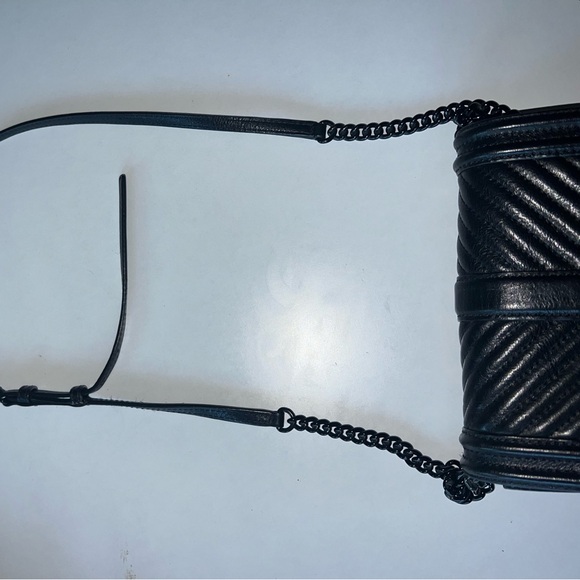 Rebecca Minkoff Black Chevron Crossbody - Picture 2 of 6